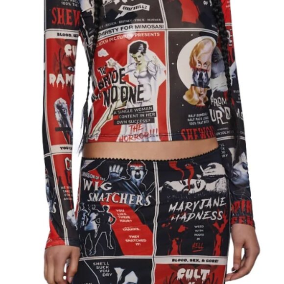 Horror Cult Mini Skirt - Picture 3 of 3